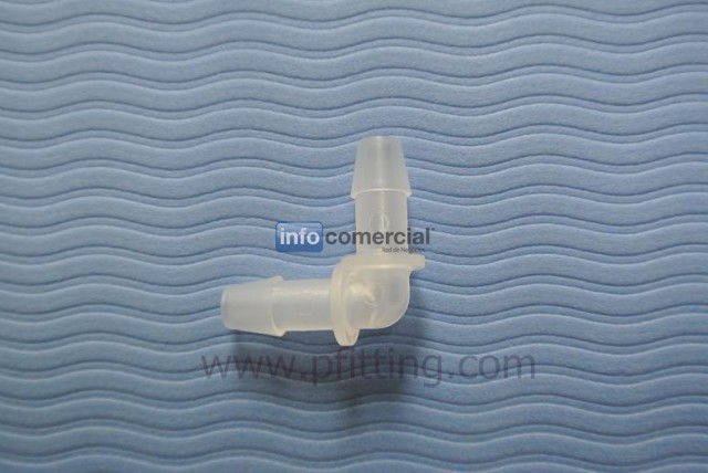 L branch plastic fitting,plastic connector,plastic joint for tube