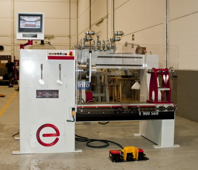 Maquina Bobinadora E900SGB para Trasformadores y bobinas de alta capacidad