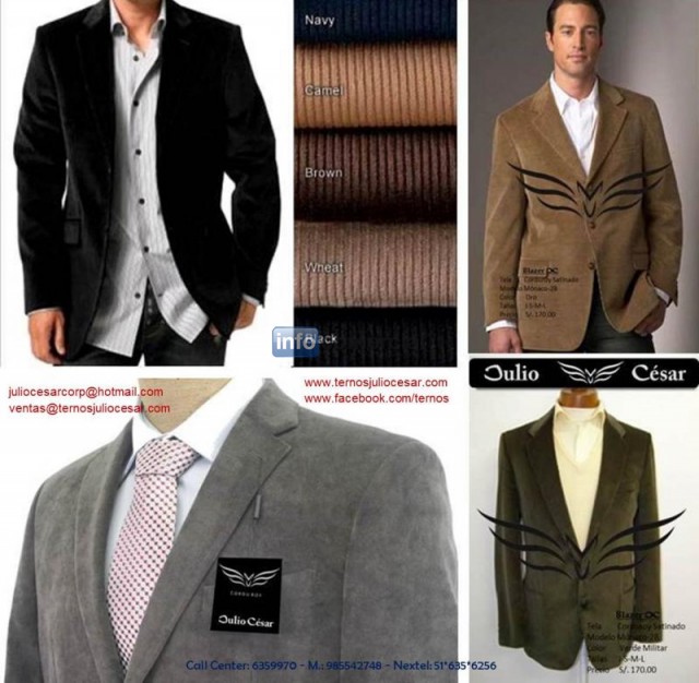 Blazer Corduroy Satinado