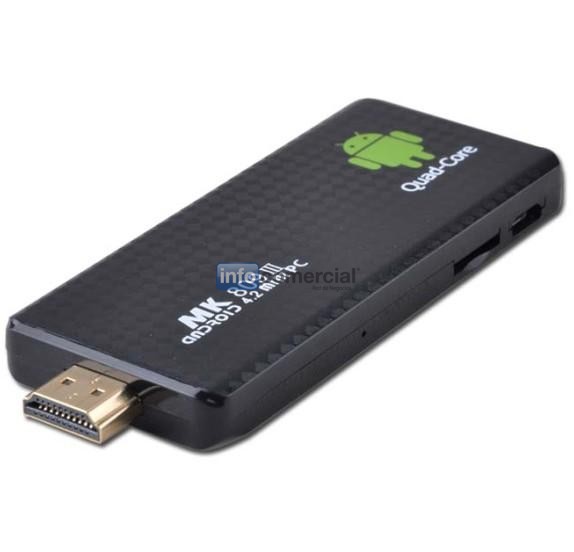 Rockchip RK3188 Quad Core Cortex A9 MINI Android 4.2 PC TV Stick 2GB RAM 8GB ROM 1.8GHz