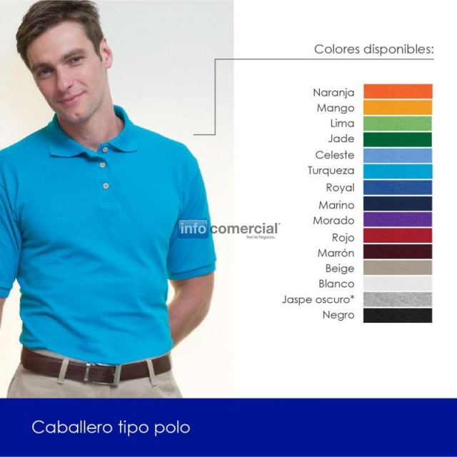 Camisas Tipo Polo para Caballero