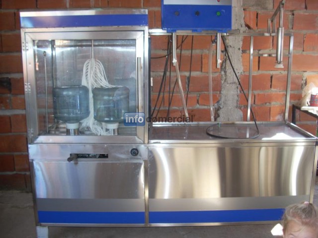 LAVADORA Y LLENADORA DE BIDONES