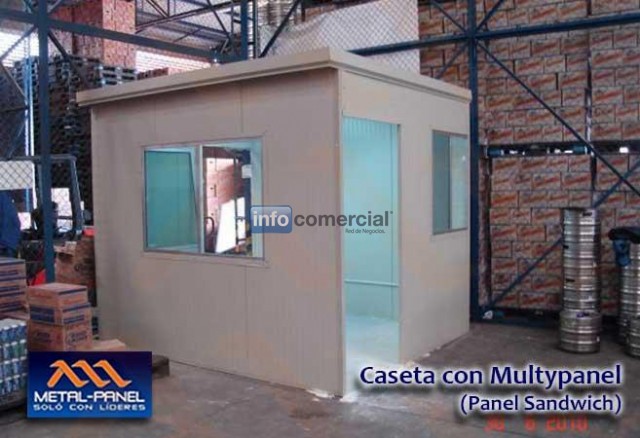 FABRICACION DE CASETAS DE PANEL SANDWICH (Multypanel-Ternium) LA PAZ