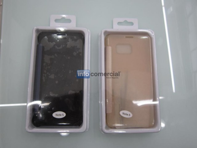 Suministrar ofrecer High copy Samsung A5/A7/A8/S6/S6edge/S6edge Plus/Note4/Note5 Clear View Cover proteccin casos exportador fabricante