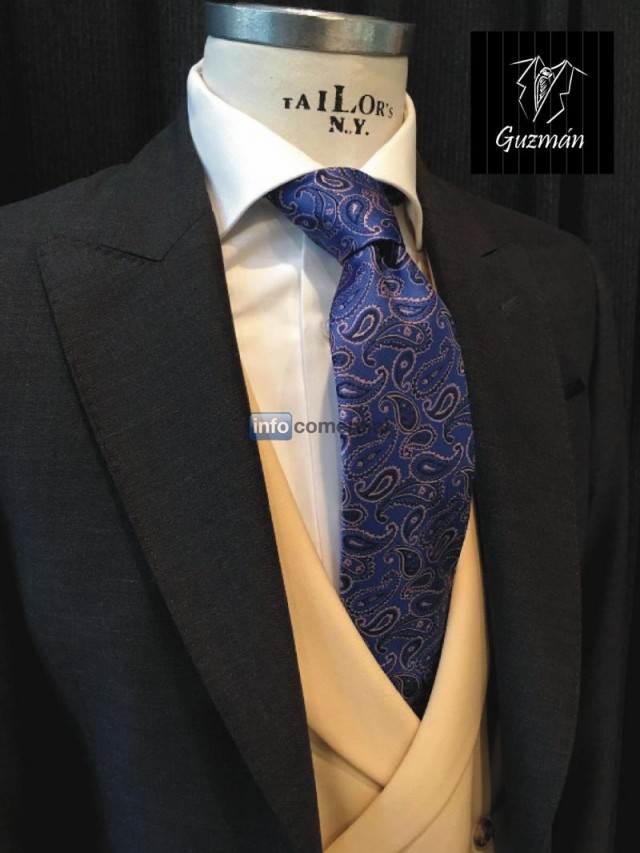Corbatas bajo pedido paisley 2017 -Trajes Guzmn