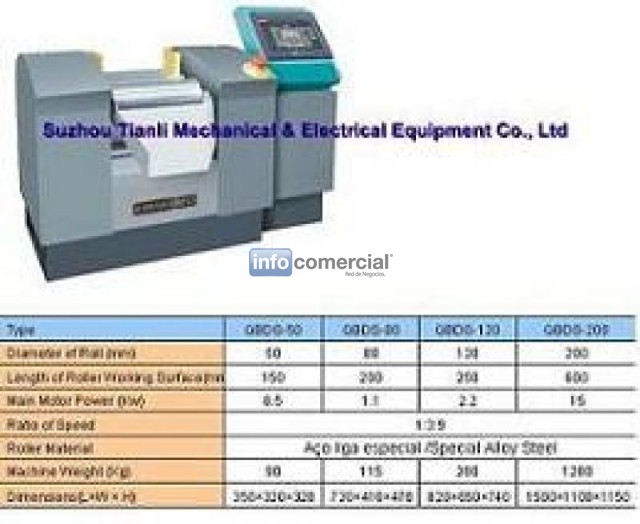 QBDS CNC Tres rodillos de molino para el experimento de laboratorio